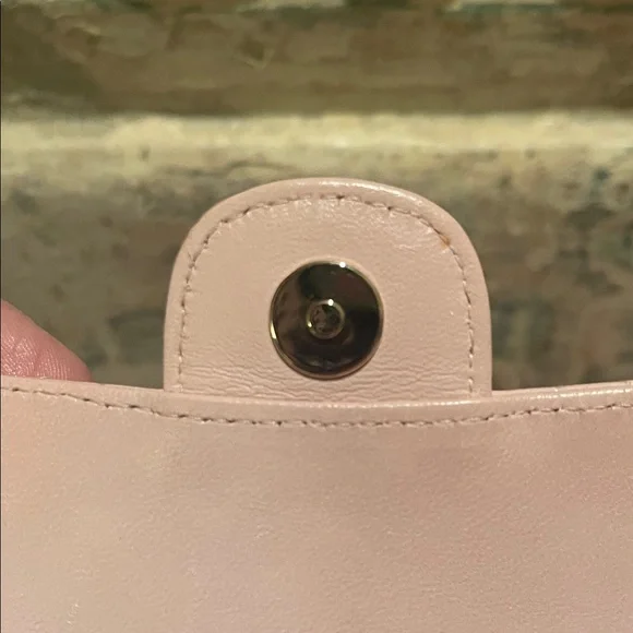 EUC Chanel Pink Quilted Lamskin CC Cosmetic Bag with Chanel Box - Picture 12 of 14